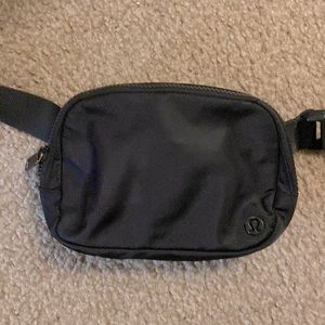 Black on Black Lululemon Everywhere Belt Bag - Black - Small 1L
